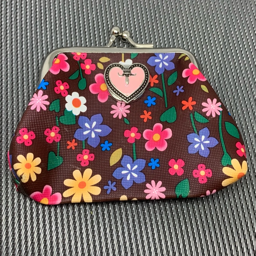 Snap Button Coin Purse with 1 Charm